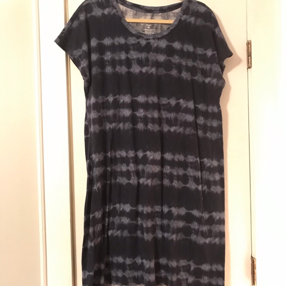 Blue Tye Dye Dress